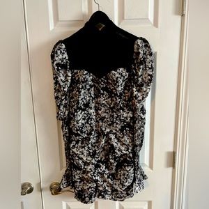 lorna luxe flower mini coctail night out dress size 10